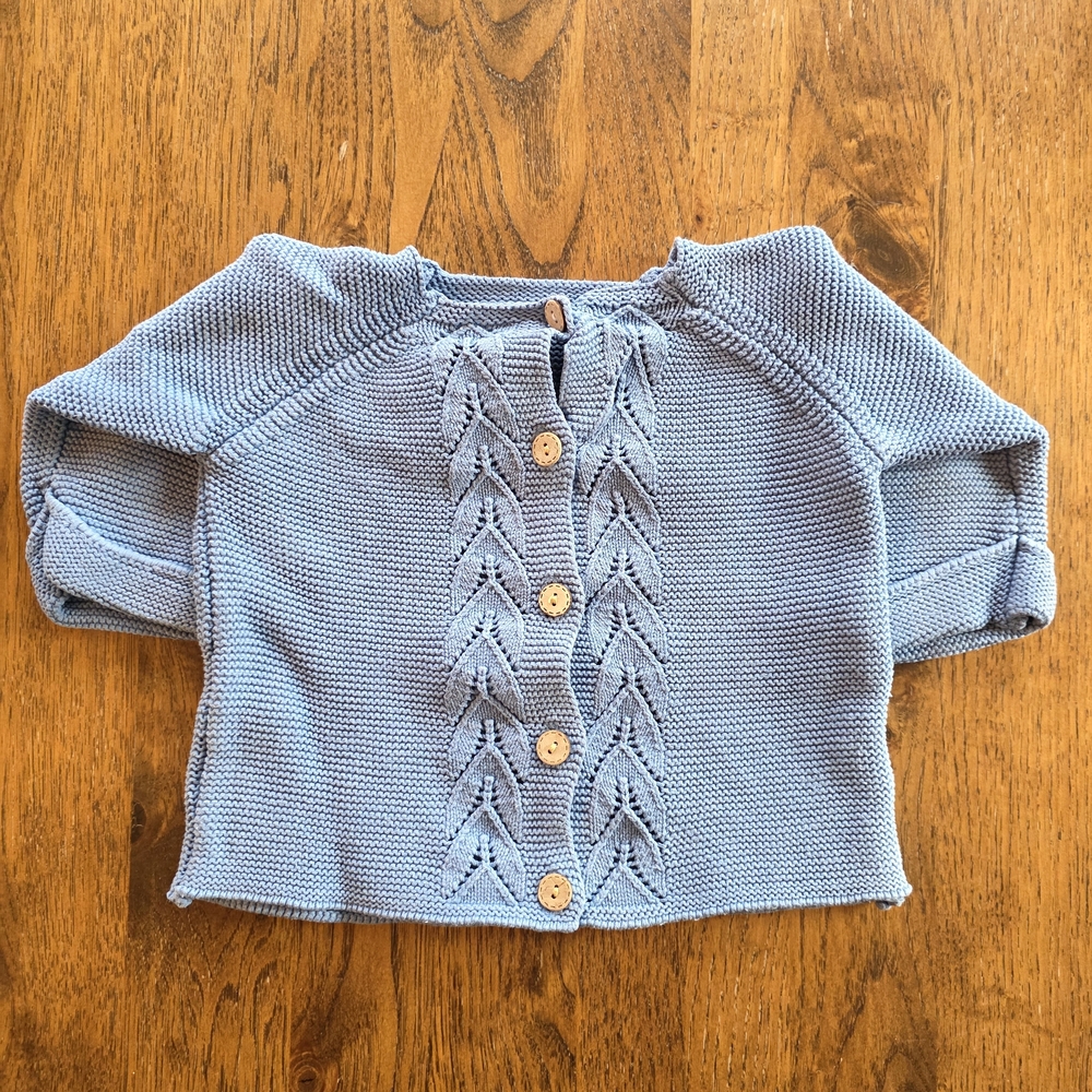 Blue Knit Sweater